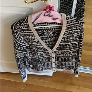 Gap pattern cardigan